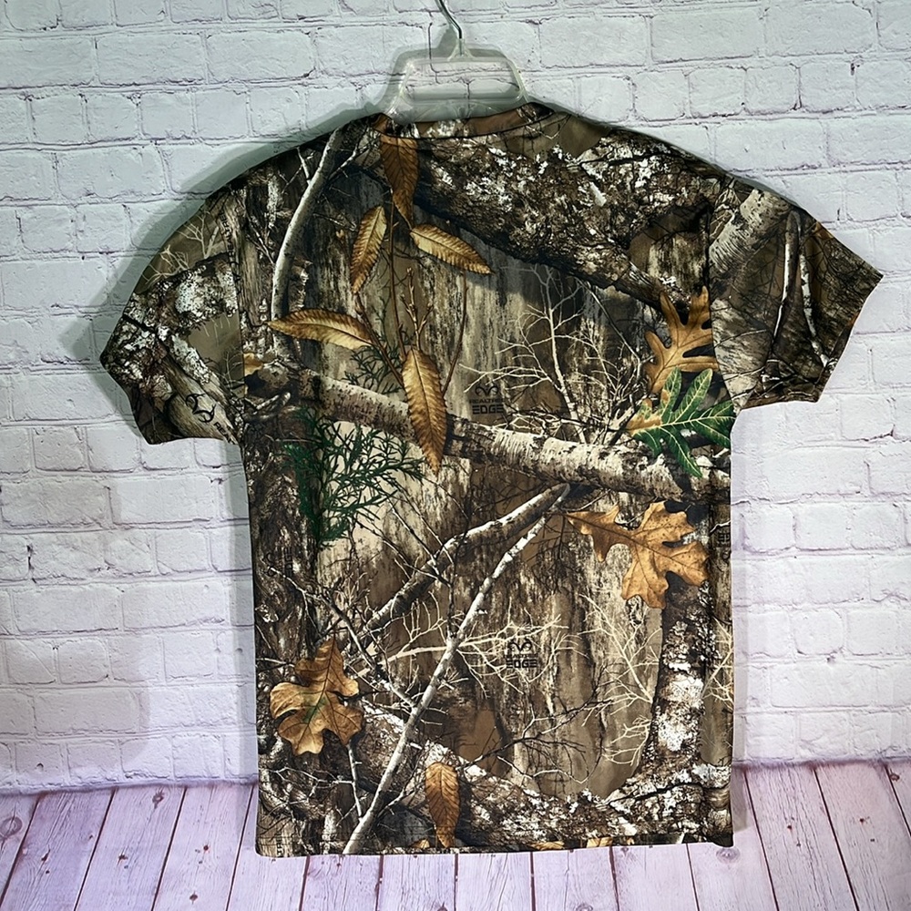 REALTREE Mens Camouflage Short Sleeve Tee. Sz: M - Picture 3 of 6